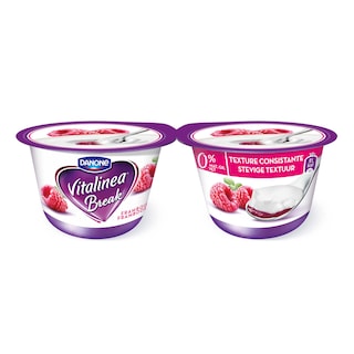 Vitalinea | Yaourt | Framboise  | 0% plus 