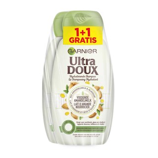 Ultra Doux | Shampoing | Lait Amande Nourricier | 2x300ml | Promopack 1+1 