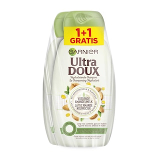 Ultra Doux | Shampoing | Lait Amande Nourricier | 2x300ml | Promopack 1+1 