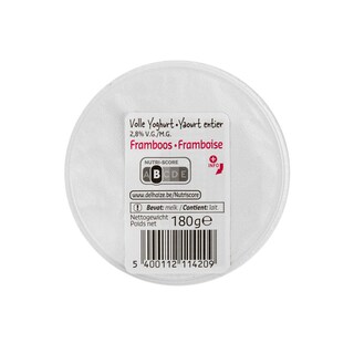 Delhaize | Yaourt | Entier | Framboise 
