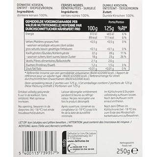 Delhaize | Cerises | Noirs | Sucrées 250 gr