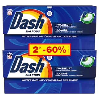 Dash | 3in1 | Pods | Regular | 2de -60% 
