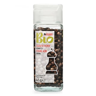 Delhaize | Kruiden | Peper | Zwarte | Korrels | Bio 41 gr