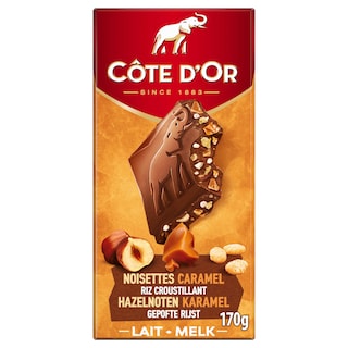 Côte d'Or | Chocolade | Karamel | Melk | Hazelnoot 