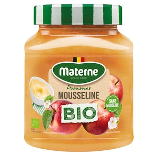Materne | Mousseline | Pommes | Bio 305 gr