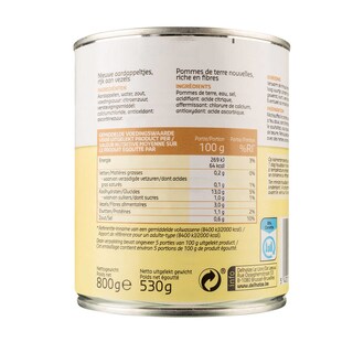 Delhaize | Aardappelen | Nieuw | Blik 530 gr