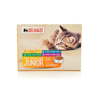 Delhaize | Aliment chat | Junior | Multi Pack 
