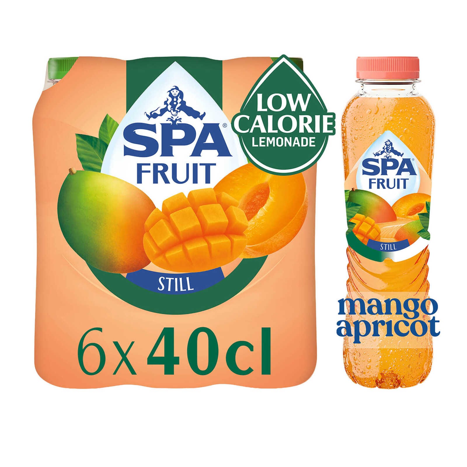 Spa Limonade | Niet Bruisend | Mango-Apricot | PET