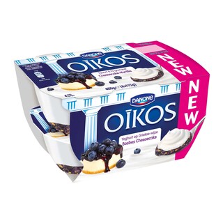 Danone | Oikos | Yaourt entier | cheesecake myrtilles 