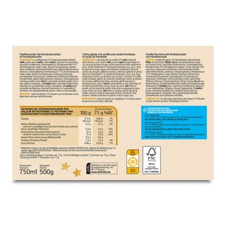 Delhaize | Bûche | Framboise | Vanille 75 cl