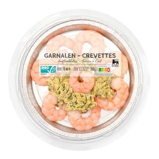 Delhaize | Scampi | A l'ail 150 gr