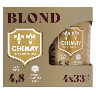 Chimay | Trappist | Goud blond | 4.8% | Blik 