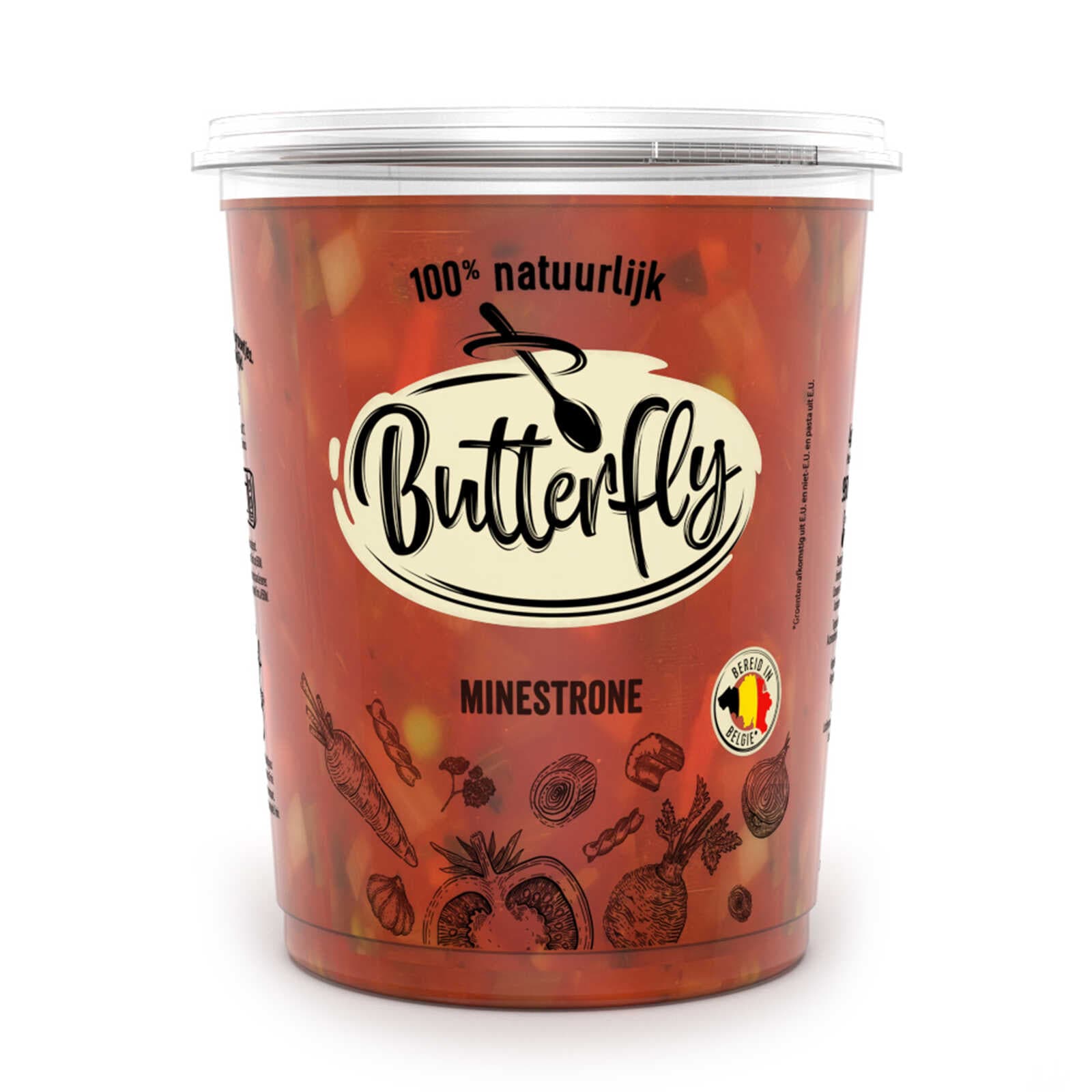 Butterfly soep | Minestrone