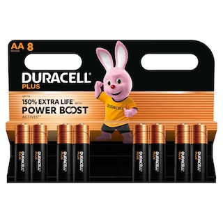 Duracell | Batterijen | AA | Powerboost plus 8 st