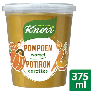 Knorr | Pompoen soep  met wortelen 