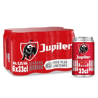 Jupiler | Bière Blonde | Pils | 5,2% alc. | Canette 