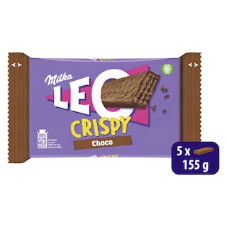 Milka | Léo | Chocolade | Wafels | Crispy 155 gr