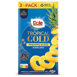 Dole | Tropical Gold | Ananas | Schijven 