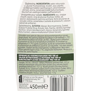 Delhaize | Dresssing | Natuur 