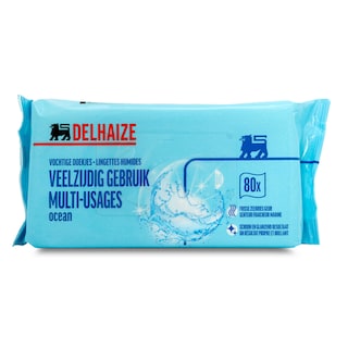Delhaize | Reinigingsdoekjes | Ocean 80 st