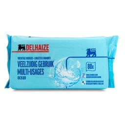 Delhaize | Reinigingsdoekjes | Ocean 80 st