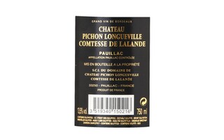 Chateau Pichon Longueville | Comtesse de Lalande | Pauillac Grand Cru Classé | 2015 