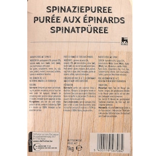 Delhaize | Purée aux épinards 