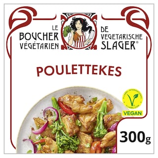 De Vegetarische Slager | Poulettekes | XL | Vegan 300 gr