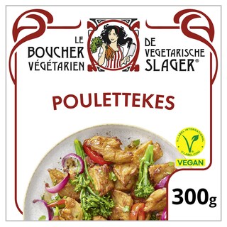 De Vegetarische Slager | Poulettekes | XL | Vegan 300 gr