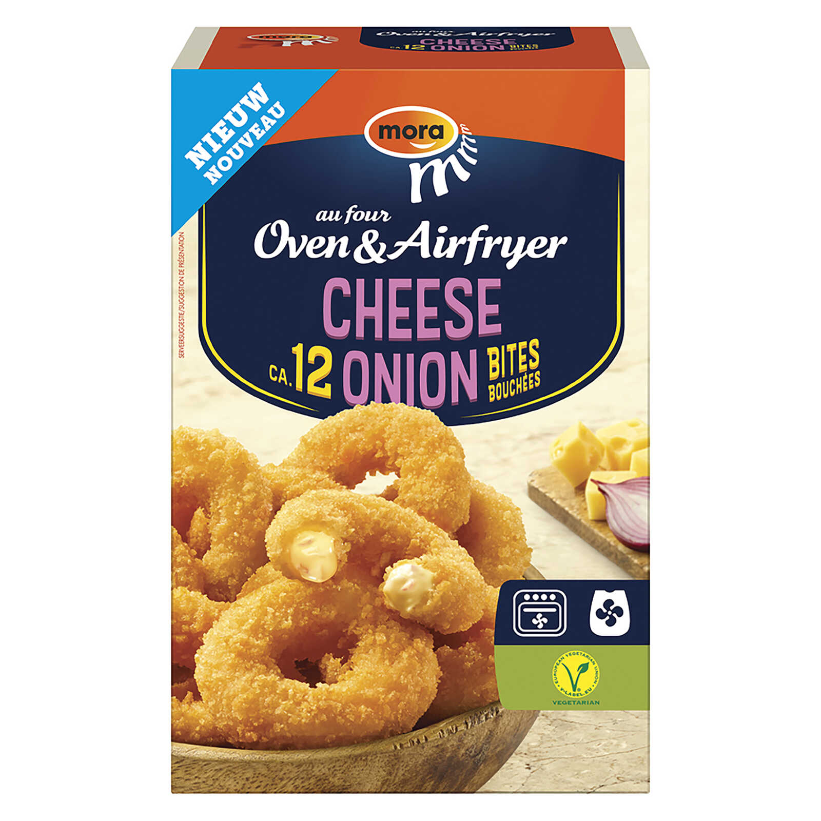 Mora Onion bites | Cheese | Oven&airfryer