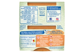 Nestlé | Baby Fruit | Fruit | Appel Peer Perzik | 6 maanden 