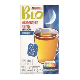 Delhaize | Bio | Kruidenthee | Goodnight | Zakjes | Bio 20 x 1,8 gr