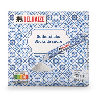 Delhaize | Sucre | En portion 50 x 4 gr