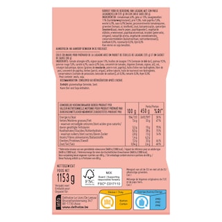 Delhaize | Boîte de repas | Lasagne 1,159 kg