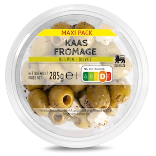 Delhaize | Olijven | Groen | Kaas | Maxi Pack 