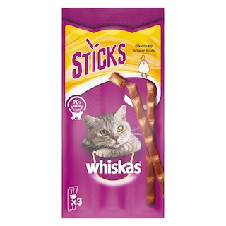Whiskas | Snacks chat | Sticks | Poulet 