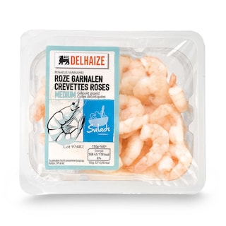 Delhaize | Roze garnalen | Gekookt-Gepeld 