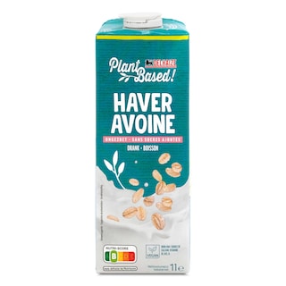 Delhaize | Plant-Based | Boisson | Vegetal | Avoine | Sans Sucre 