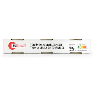 Delhaize | Thon | Huile de tournesol 
