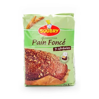 Soubry | Farine | 9 céréales | Pain foncé 2 kg