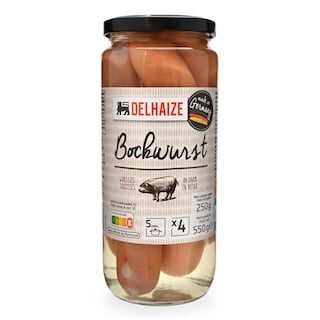 Delhaize | Saucisses | Bockwurst 