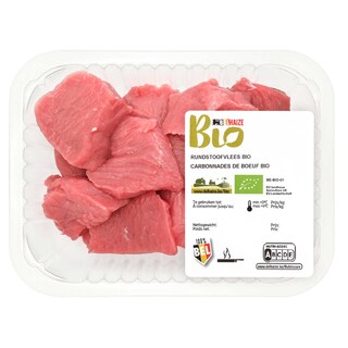 Delhaize | Bio | Rundstoofvlees | Bio +/- 400 gr
