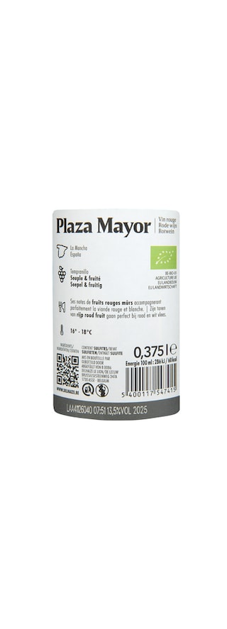 Plaza Mayor | Tempranillo | Bio 
