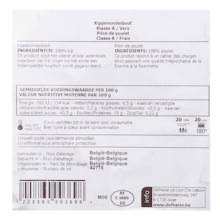Delhaize | Onderbouten | Kip 