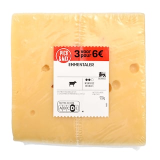 Delhaize | Emmentaler | Mini portie 120 gr