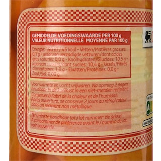 Delhaize | Pêches | Demi | Jus | Boîte 