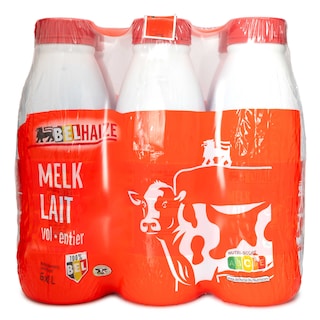 Delhaize | Melk | Volle | Belgisch 6 x 1 l