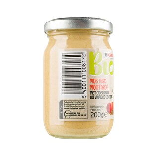 Delhaize | Bio | Moutarde | Vinaigre de cidre | Bio 200 gr