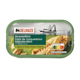 Delhaize | Makreel | Filets | Olijfolie 