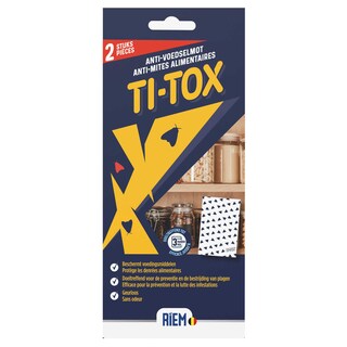 Ti-Tox | Anti mot | Voedsel | 2p 2 st
